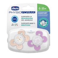 Chupete Physio Comfort Silicona Rosa 6-16 Meses 2ud.-200271 Chupete Physio Comfort Silicona Rosa 6-16 Meses 2ud.-200271 2